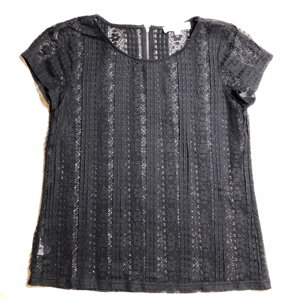 Black Lace Blouse